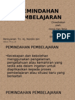 Pemindahan Pembelajaran