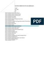 Daftar Isi Kebijakan