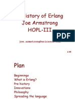 A History of Erlang Joe Armstrong Hopl-Iii