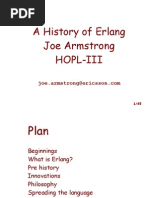 A History of Erlang Joe Armstrong Hopl-Iii