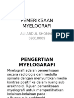 Pemeriksaan Myelografi