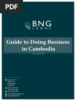 BNG Guide to Doing Business in Cambodia 2016