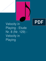 Velocity in Playing - Etude Nr. 8 (Nr. 129) - Velocity in Playing