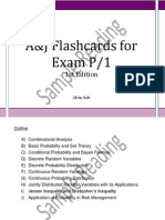 A&J Flashcards For SOA Exam P/CAS Exam 1