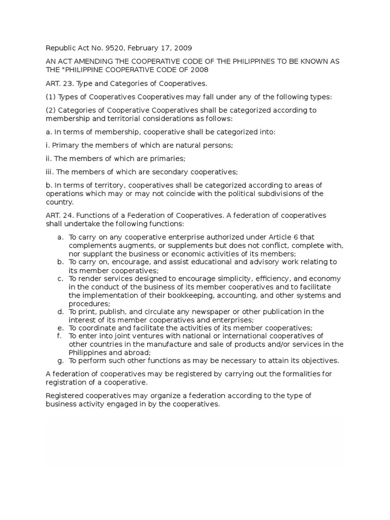 Cooperative Federation Cooperative Feasibility Study Free 30day