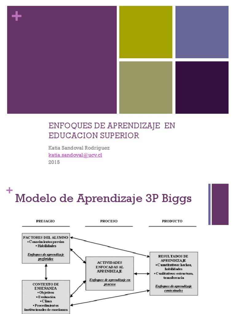 Enfoques de Aprendizaje en Educación Superior | PDF