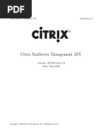 Xenserver 7 0 Management API Guide