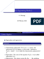Engineering Maths 2 Document Explains Key Concepts of Eigenvalues and Eigenvectors