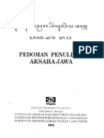 Pedoman Penulisan Aksara Jawa (KBJ 1996)