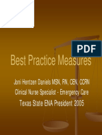 Best Practice Measures