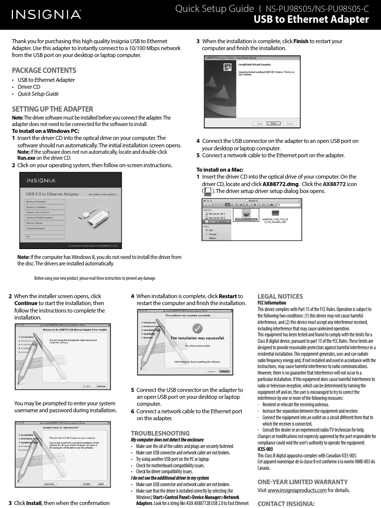Insignia ns pu98505 driver download mac download