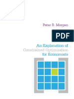 An Explanation of Constriained Optimization For Economists