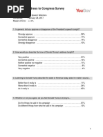 Download CBS poll on Donald Trumps joint address by CBS News Politics SN340594301 doc pdf
