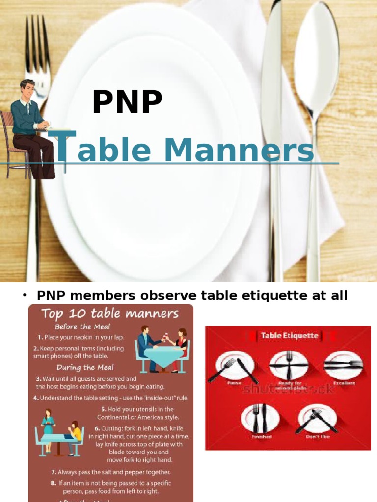 Table Manners PDF
