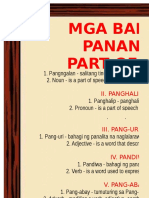 Parts of Speech in Tagalog and English