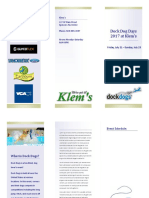 Dock Dogs Brochure