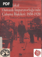 Osmanli Imparatorlugu Nda Calisma Iliskileri 1850 1920 Ahmet Makal 9789755331928 Kitap Vamoskitap Com