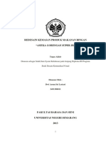 REDE] Redesain Kemasan Produk Makanan Ringan