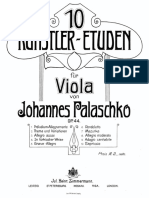 Palaschko Artistic Studies Op.44 Viola-2 PDF
