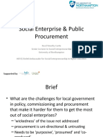 Esrc Policy Forum Procurement