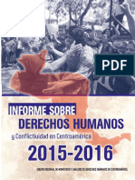 Informe Sobre Derechos Humanos y Conflictividad en Centroamérica PDF