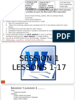 gmetrix learnkey word 2016 session 1-5 lesson plans