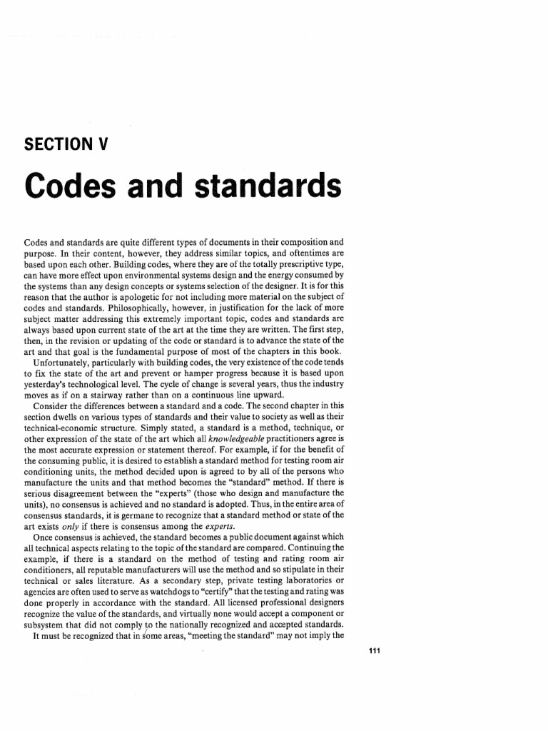Differences Between Codes and Standards | PDF | Consensus Decision ...