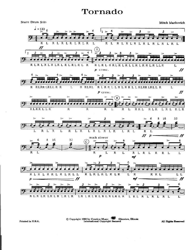 Tornado - Mitch Markovich | PDF