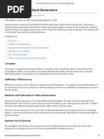 Key Hindrances to Good Governance - General Knowledge Today