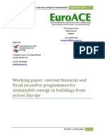 September 2009 EuroACE Working Paper Financial and Fiscal Instruments for Energy Efficiency in Buildings