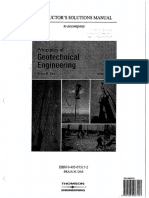 Solutions Manual To Principles of Geotechnical Engineering by Braja M Das 6th Edition PDF