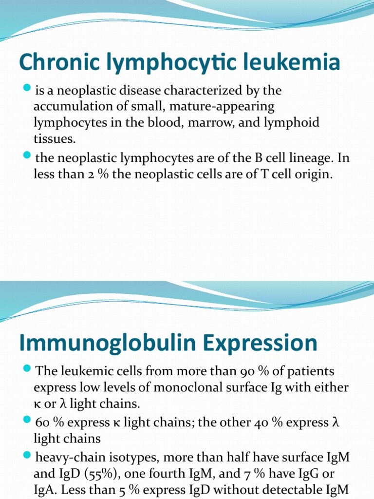 Chronic Lymphocytic Leukemia | PDF | Leukemia | Lymphocyte