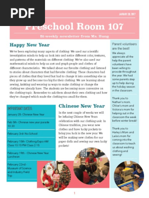 1-20-17 preschool newsletter