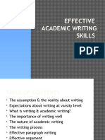 Effective Writing Skills