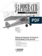 80-1/8 Inch Scale J-3 Piper Cub Assembly Manual