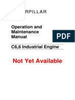 Caterpillar: Operation and Maintenance Manual C6,6 Industrial Engine