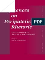 PhA 105 - Mirhady, D. (Ed.) - Influences On Peripatetic Rhetoric (2007) PDF