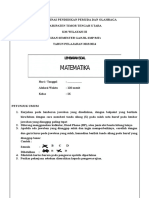 Soal Matematika Semester Ganjil Kelas IX