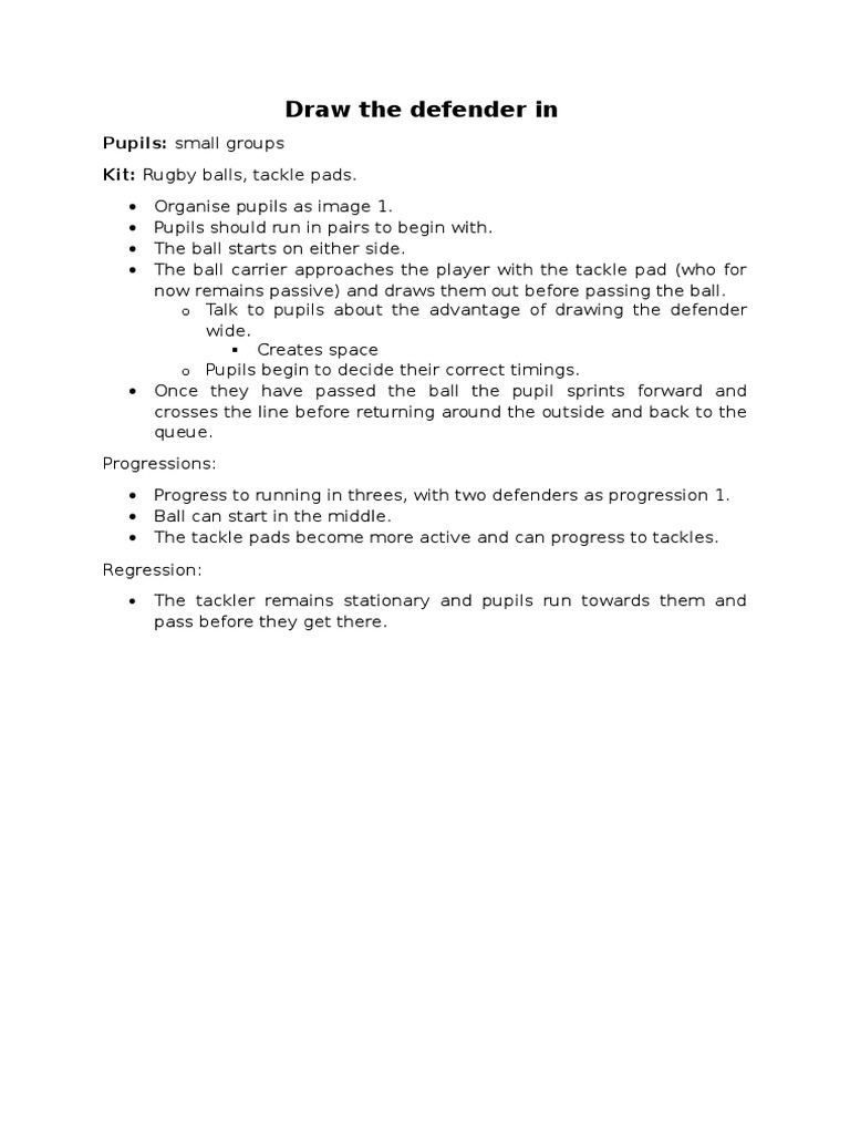 Draw The Defender in | PDF | Self-Improvement