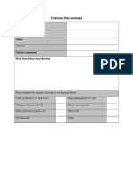 ProdRisk Assessment