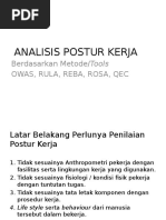 Panduan Perhitungan Skor RULA | PDF