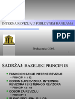 Bazelski Principi Interne Revizije (11-20)
