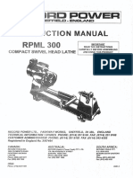 Lathe Record RPM300C Manual