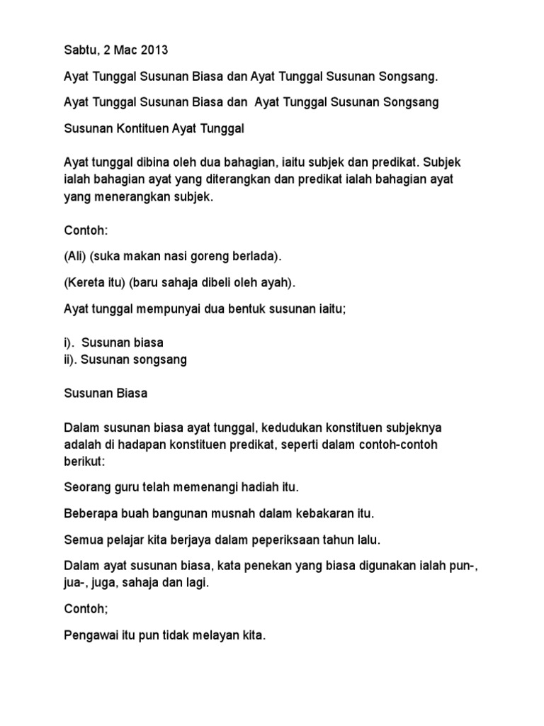 Ayat Songsang