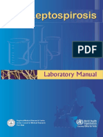 Laboratory Manual Leptospirosis WHO, 2007