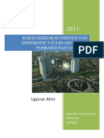 Kajian Kebijakan Insentif Dan Disinsentif Tata Ruang Dalam Pembangunan Nasional PDF