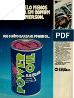 Power Oil Bardahl 1971