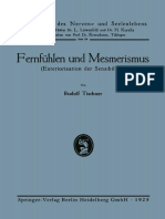 (Grenzfragen Des Nerven- Und Seelenlebens) Rudolf Tischner (Auth.)-Fernfühlen Und Mesmerismus_ Exteriorisation Der Sensibilität-J.F. Bergmann-Verlag München (1925)