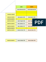 Un Horario Simple y Practico para Cursos o Clases1