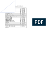 Daftar Pemeriksaan Laboratorium